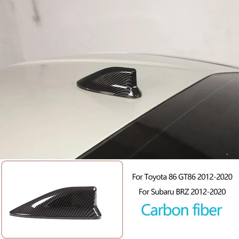 För Toyota 86/Subaru BRZ 2012-2020 ABS Kolfiber Interiörsats Instrumentbräda Mittkonsol Växelspakspanel Skydd Dekaler