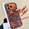 Carcasă Telefon Coloristică Chihlimbar Carapace de Broască Lucioasă pentru iphone 17 Air 16 15 14 13 11 12 Pro Max 7 8 Plus X XS XR SE 2022 2020 16e Cover
