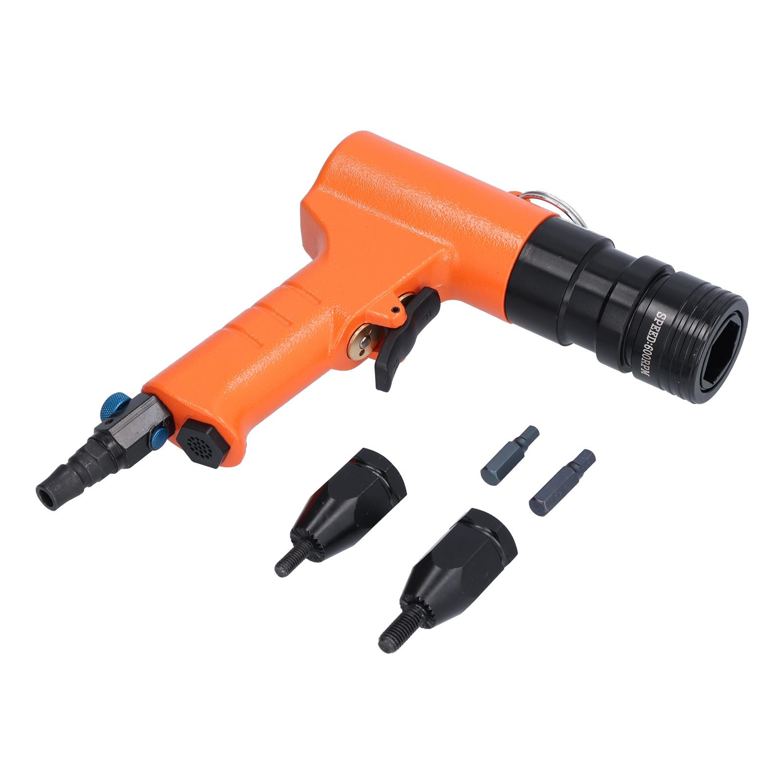 

Pneumatic Rivet Gun Air Pull Riveter Riveting Tool Set Kit for M6 M8 Nut KV7803F