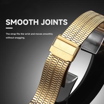 22mm 26mm Quick Fit Stainless Steel Strap for Garmin Watch Fenix 8 7 Pro 6 5 Plus 5X 6x 7x 3HR 945 No Gaps Curved End Metal Band