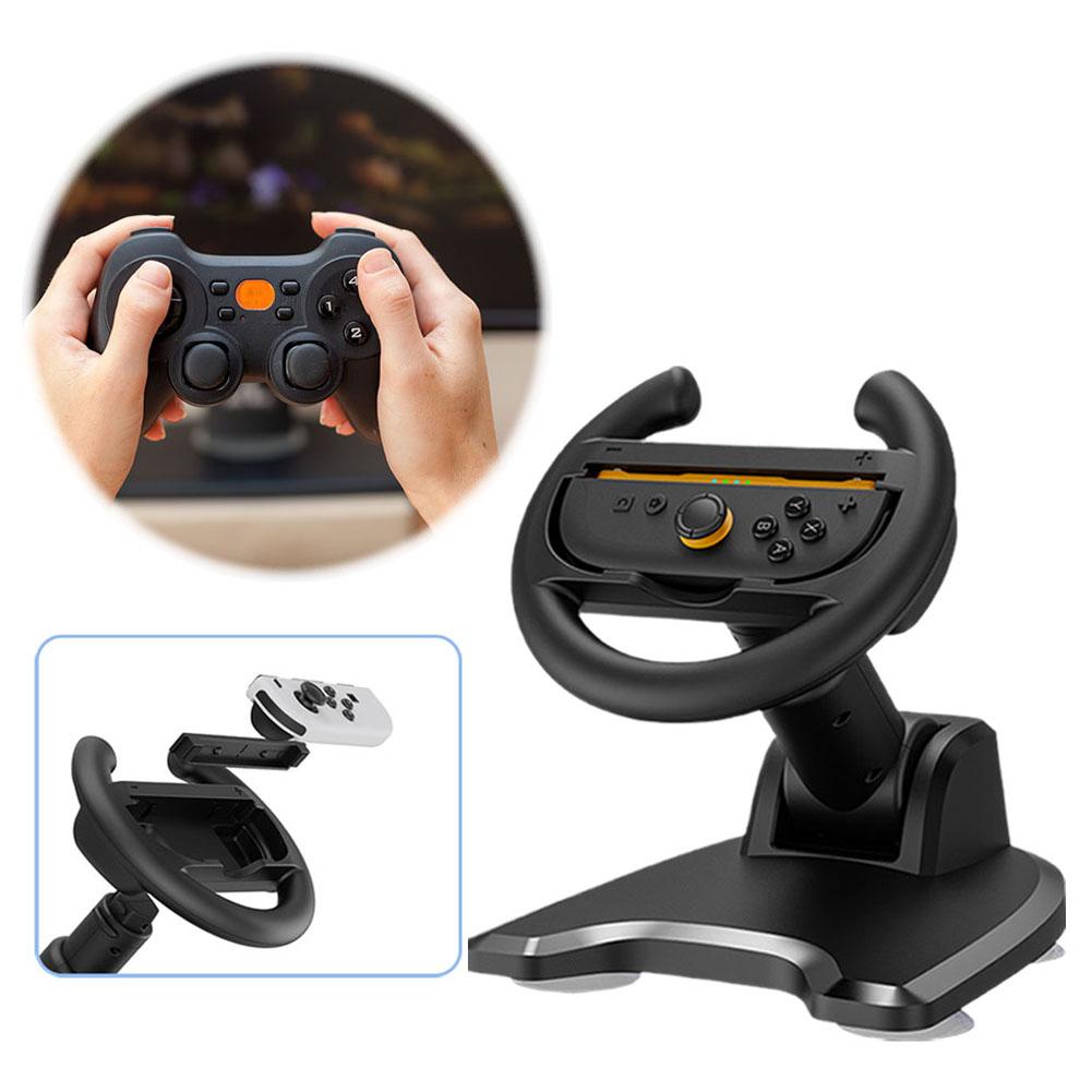 Universal Racing Wheel Stand for Switch & Switch2 Joycon Game Wheel Controller with Secure Suction Cup Base for NS2 Accessories