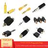 3.5mm To Dual RCA AV Adapter: Male To Female Audio/Video Splitter