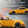 1:22 Scale RWB 993 Z4 Car Model Toy Alloy Diecast Sound Light Doors Opened Foldable Rearview Mirror Models Toys Collectible Item