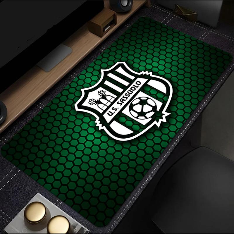 Sassuolo Football Crest Design Mouse Pad, Rubber Base, Mouse Pad for Gamers and Office Use, Gaming Desk , Easy To Clean Mat Christmas fan gifts