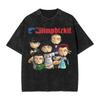 Hot Sale Rap Metal Band Limp Bizkit Graphic Print TShirt Unisex Women Retro Washed Cotton Oversized Streetwear Fashion Summer Tee
