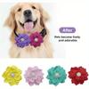Dog Collar Flower Accessories with Pearls, Decorative Flower Charms for Dog and Cat Collars, Pack of 6