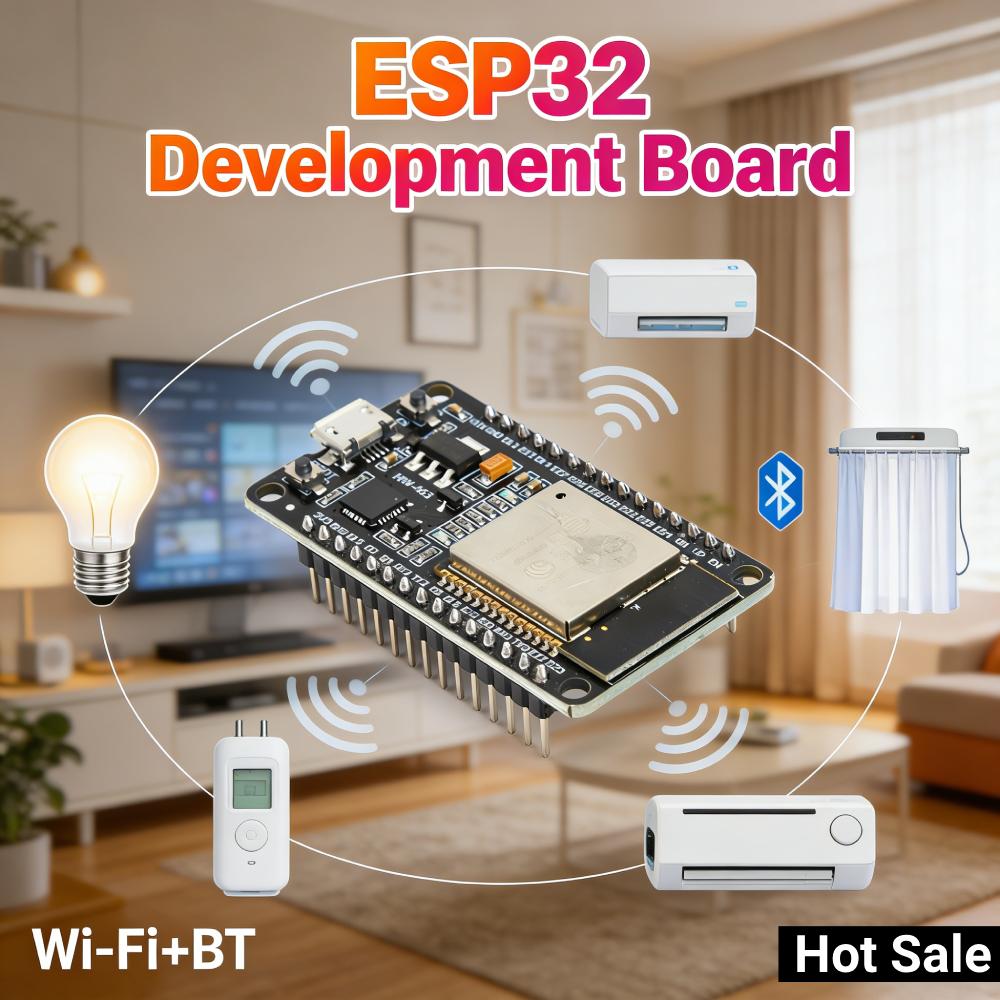 ESP-32S ESP--32 ESP32 WiFi Bluetooth Development Board PCB Module w/Antenna