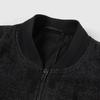 Men's Autumn Letter Print Baseball Collar Jacket with Large Pockets