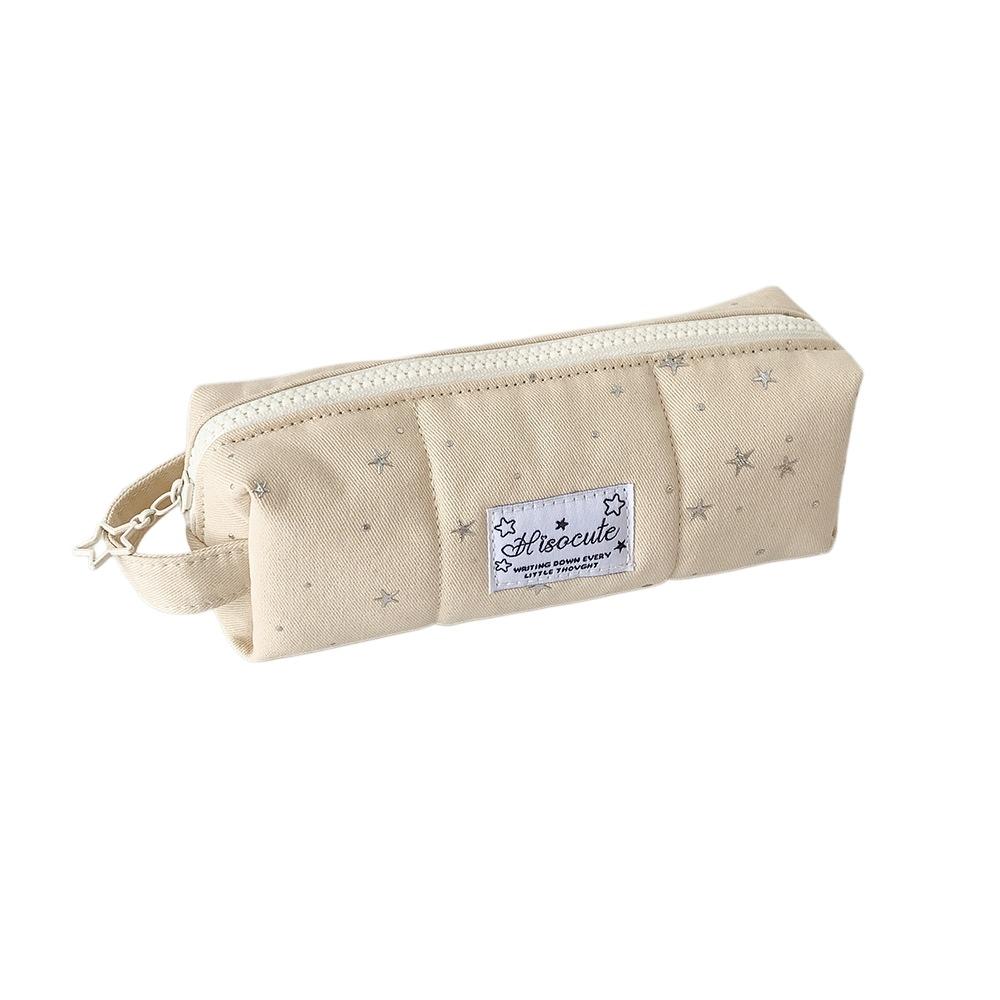 Y2k Star Dots Pencil Case Print Pencil Pouch Cosmetic Bag Korean Style Pen Bag Office