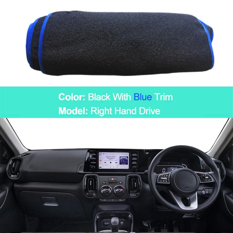 For Kia Sonet 2024 2025 Car Dashboard Mat Rug Cover Decoration Non Slip Pad Windscreen Sun Shade Car Mat Accessories