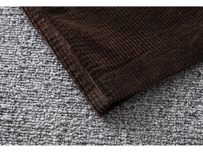 Corduroy High Waist A-Line Pencil Skirt for Women - Versatile Spring/Autumn 2025 Fashion