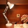 COOINJOY Home Desk Lamp Flexible Swing Arm E27 Desk Light Bracket with Rotatable Table Lamp Head and Clamp Mount Support Study