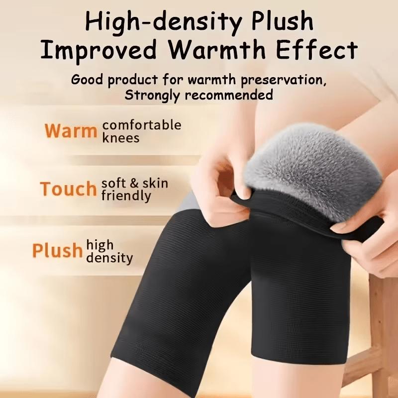 Comfortable Winter Thermal Knee Pads, Thick Lining, Soft and Windproof, Excellent Warmth, Provides Superior Comfort