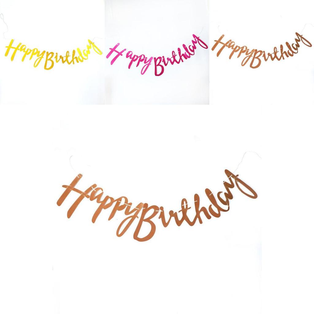 Vibrant Happy Birthday Banner For Festive Party Decoration And Cheerful Celebration