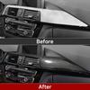 Carbon Fiber Pattern ABS Center Console Panel Trim Cover for BMW 3GT F34 2013-2019 Fits 3 4 Series F30 F33 F36