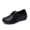 Loafers for Woman New Soft Soled Casual Women's Shoes Flat Soled and Lightweight Women's Leather Shoes Black