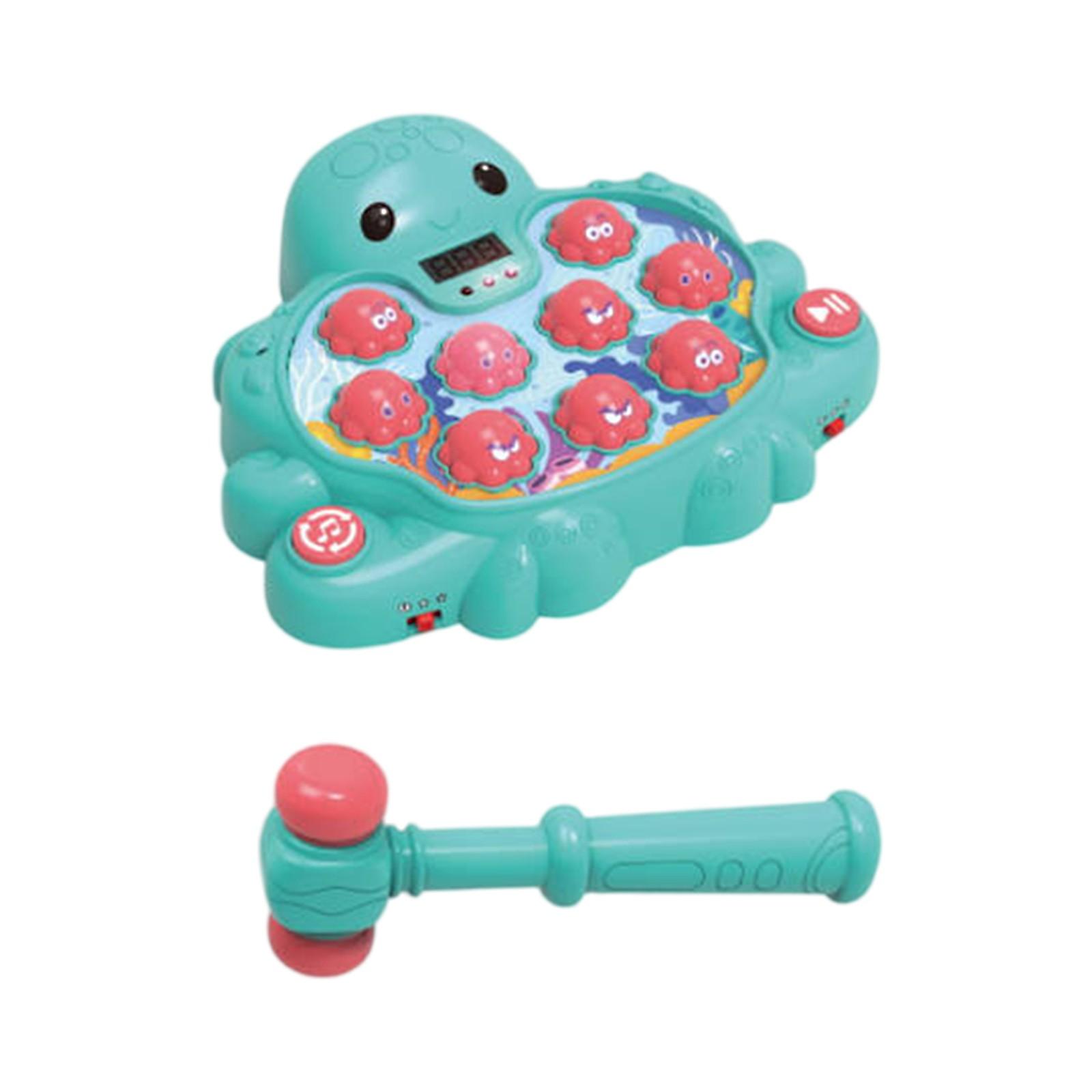 

Hit-a-mole Toy Parent-child Interaction Beat Early Education Game Machine One Size циан