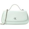 Casual Lightweight Letter Shoulder Chain Commuter Tote Bag Women Handbags Misty-Green 4F3282G-U3L