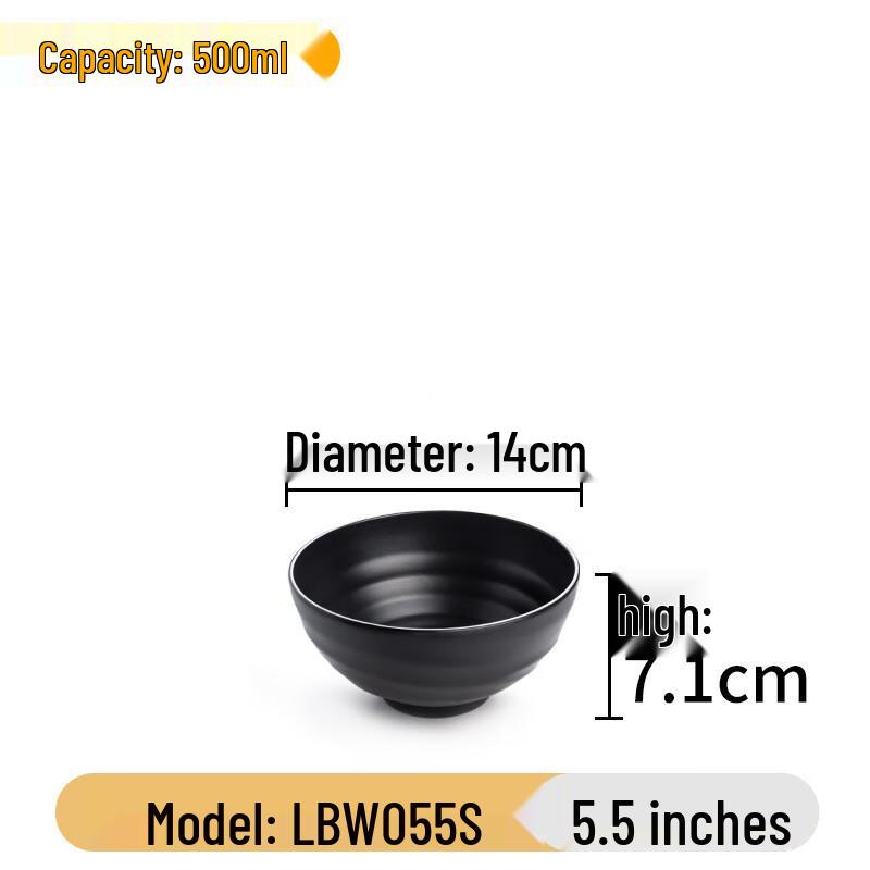 Japanese Style Melamine Ramen Bowl Set