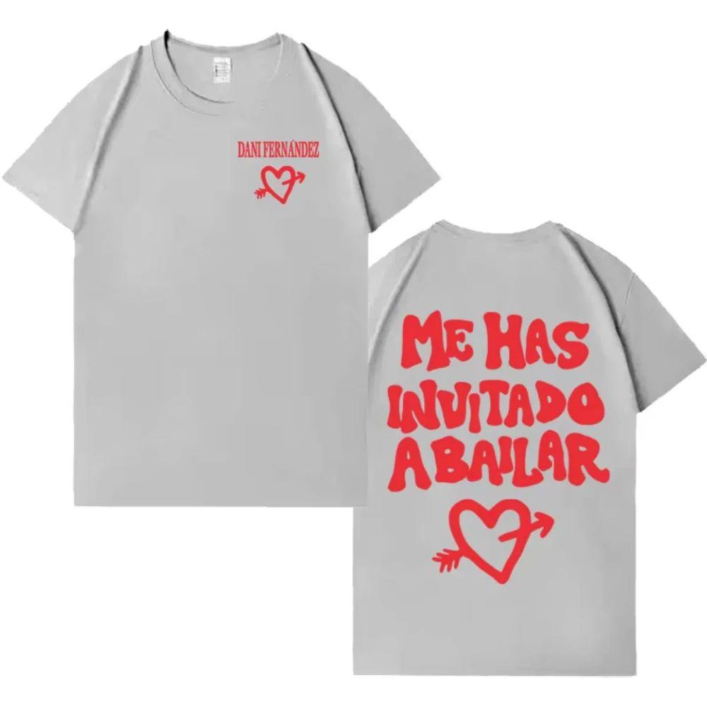 Y2k Hip Pop Streetwear Rapper Dani Fernandez Fashion Print Tshirts Summer Casual Y2K Pop Oversized Tshirt Loose Clothing