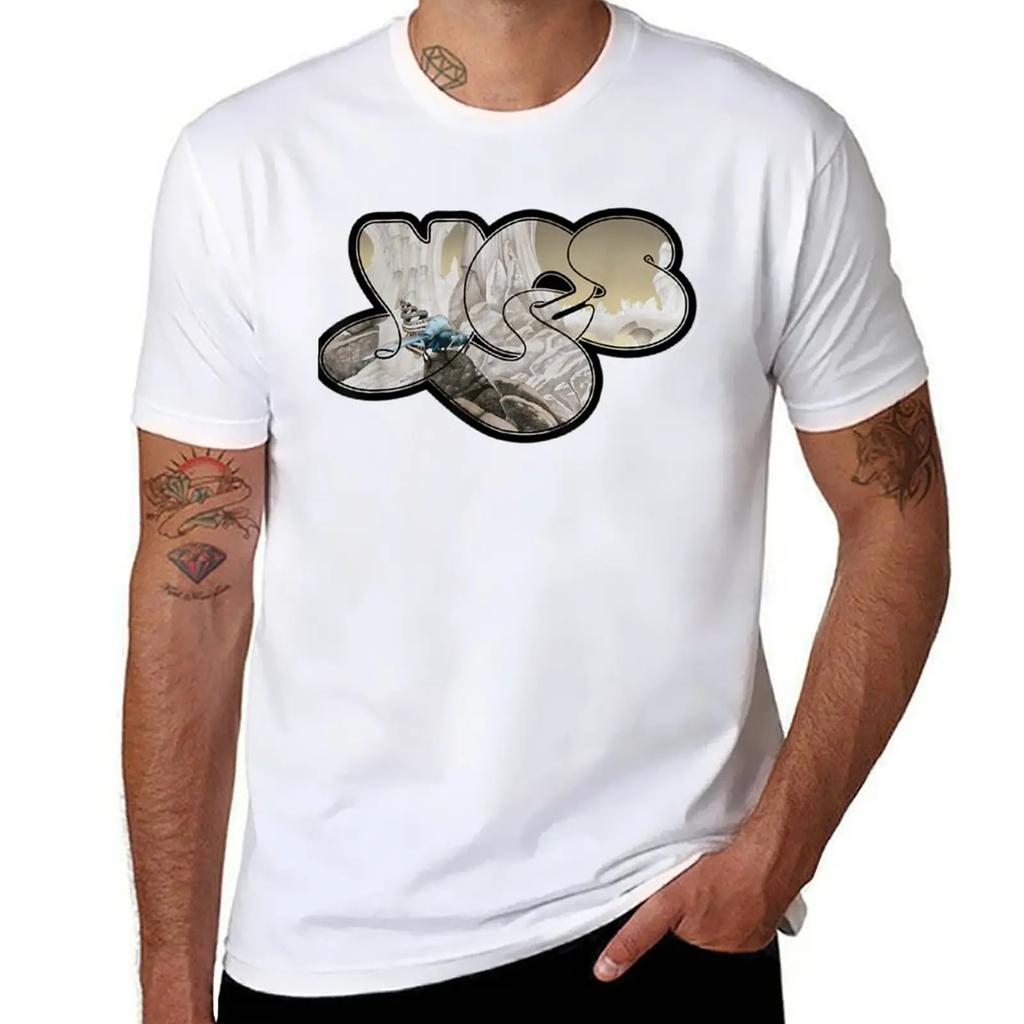 Yes Relayer Essential TShirt graphic t shirt vintage oversized graphic tee plus size men clothing