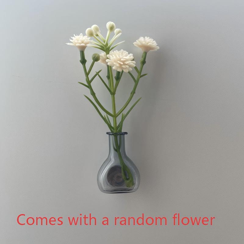 

Cute Mini Vase Magnets For Fridge, Tiny Magnetic Flower Glass Vases Refrigerator Accessories, Funny Aesthetic Plant Pot Magnets