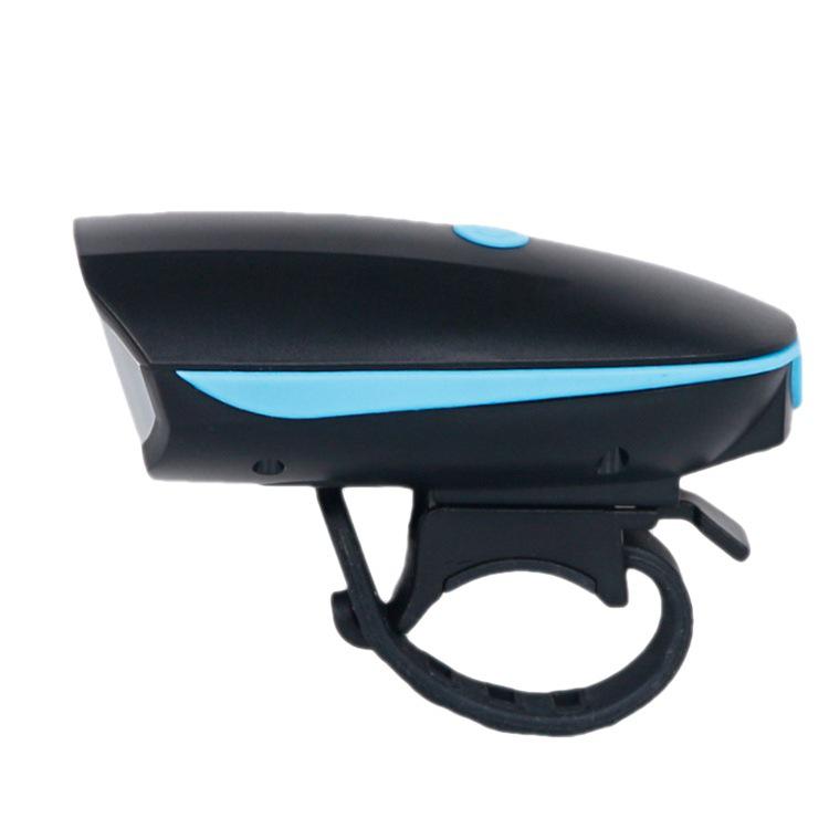 7588 USB Rechargeable Bicycle Front Light and Electric Horn Combo