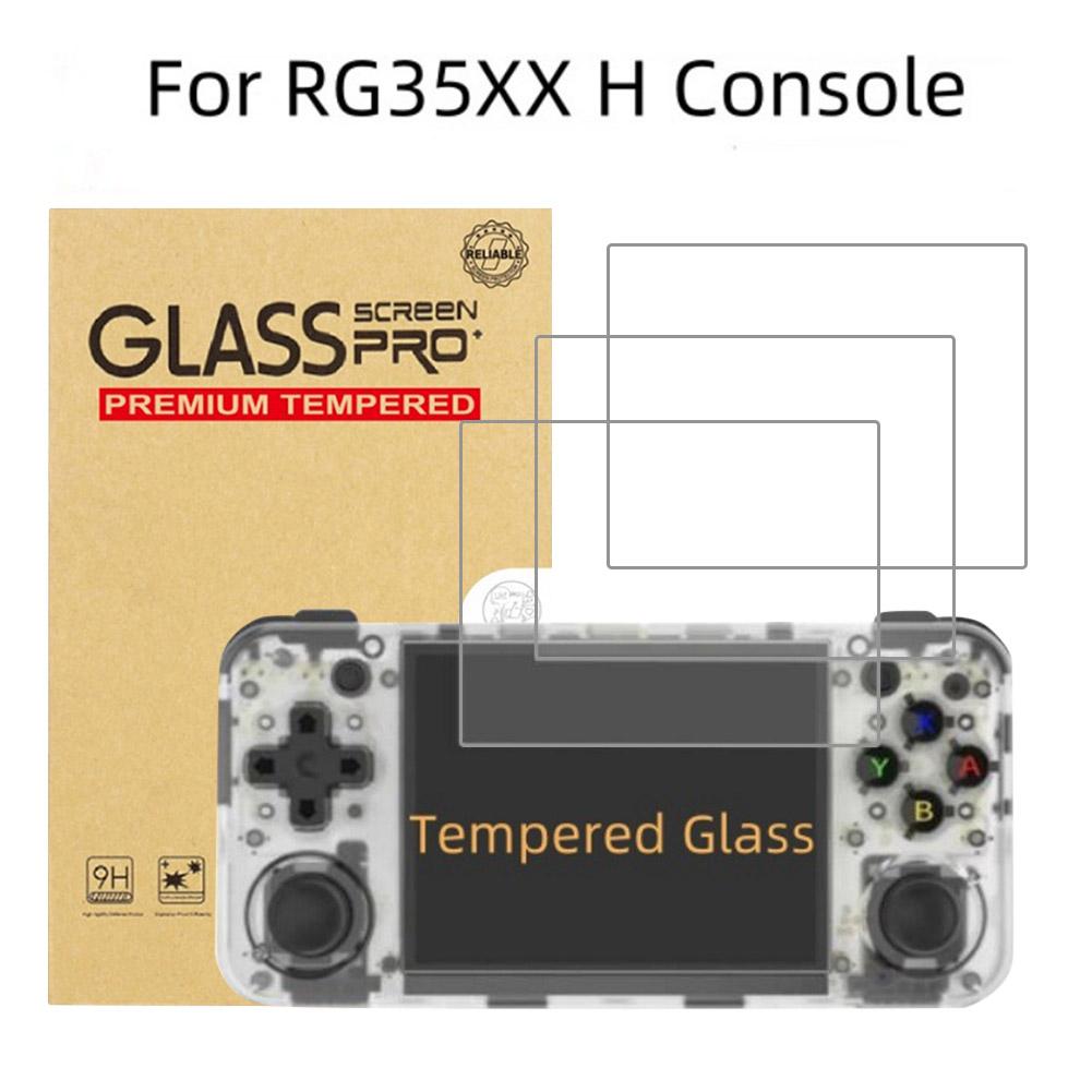 1/2/3 Stück Gehärtetes Glas Für RG35XXH Displayschutzfolien HD Kratzfest Schutzfolie für RG35XX H Spielzubehör