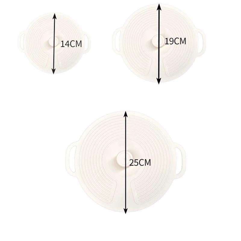 Household Food-grade Silicone Food Storage Lids for Pots, Pans, Plates, Cups, Microwave Oven Splash Guards, and Sealing Lids