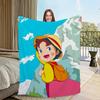 Cartone animato anime h-Heidi una Ragazza delle a-Alpi Flanella calda morbida coperta di peluche per divano soggiorno hogar camera da letto regalo da viaggio casa