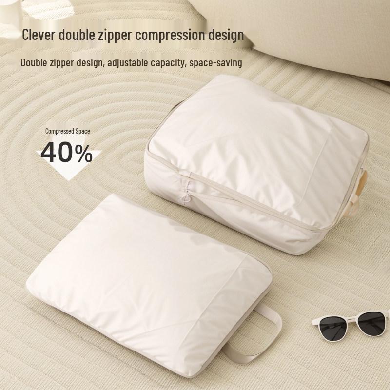 6-Piece Compression Travel Storage Bags for Clothing and Luggage Organization