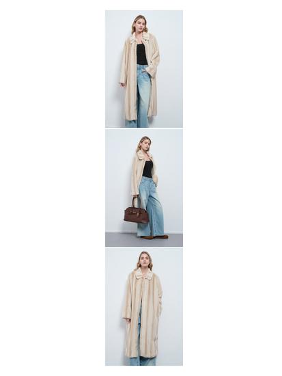 Luxurious Eco-Friendly Faux Mink Extra Long Women's Winter Coat 2025 - Plush Young Style