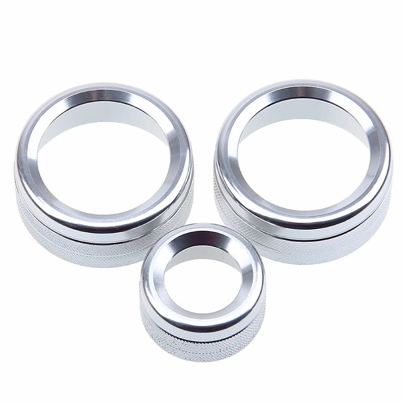 Eaglerich 3PCS/Lot Car Air Conditioner Dial Cover Switch Cover Knob Cover Adjustment Ring Air