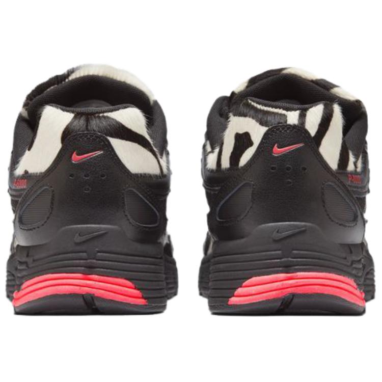 Nike P-6000 Versatile Comfortable Breathable Lightweight Low-Top Running Shoes Men Sneaker Black White Red II1203-001