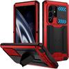 Aluminum Metal Shockproof Case For Samsung S25 Edge S24 S23 S22 Plus S21 Ultra Heavy Duty Screen Protector Sliding Camera Cover