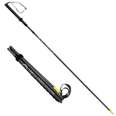 FUJIKAZE 3K Carbon Foldable Trail Running Pole 144g Ultra Light Compact Quick Assembly Storage Length 4-tier APEX-LIGHT-PRO & (Total 120cm)