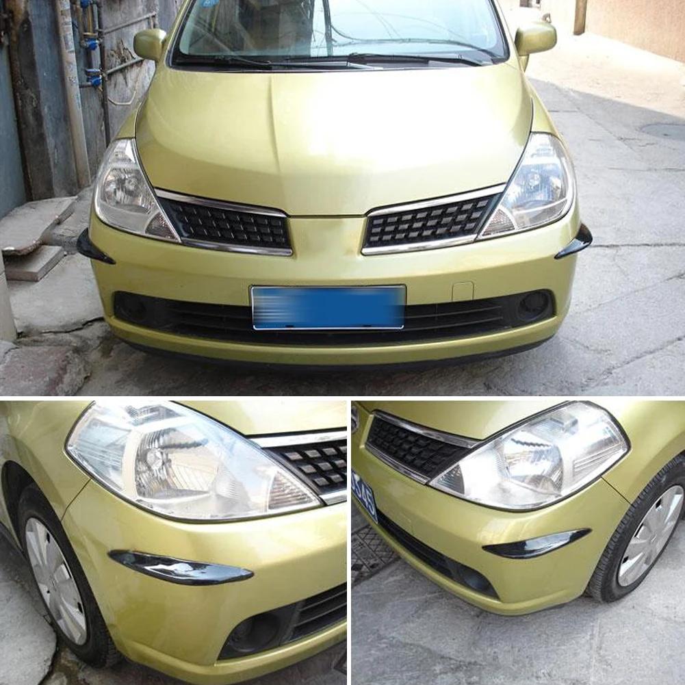 2 stk Bilstyling Universell Gummi Bil Støtfanger Hjørnebeskytter Klistremerker Beskyttere Buffer List Formstøping Anti-Rippebeskyttelsesstripe