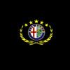 2Pcs Led Car Door Projector Laser Logo Light For Alfa Romeo Giulietta 2011-2019 Giulia Stelvio 2017-2023 Welcome Ghost Lights zl5