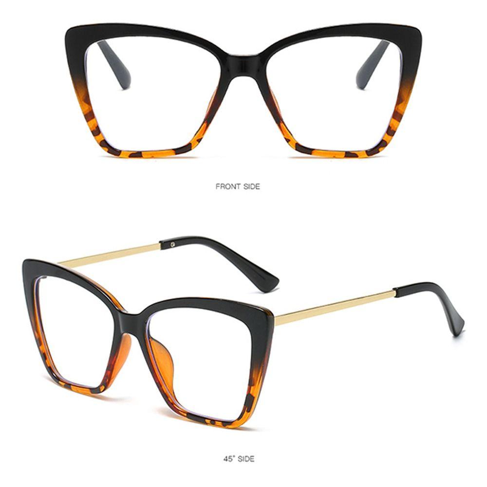 Eye Protection Ultra Light Frame Oversized Eyeglasses Computer Goggles Anti-Blue Light Glasses