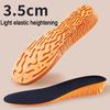 1.5-3.5cm Invisible Height Increase Sport Insoles Orange EVA Memory Foam Shoes Sole Pad Breathable Comfortable for Men Feet Care