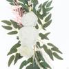 2 Pieces Silk Wedding Arch Flowers, Flowers Swag Garland Hanging Display Plant for Sign Holiday