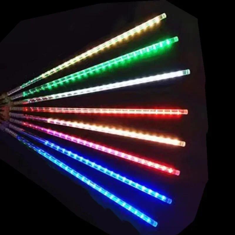 EU Plug Meteor Shower Led Fairy String Lights Street Garlands Party Decorations for Holiday Halloween Wedding Birthday Christmas