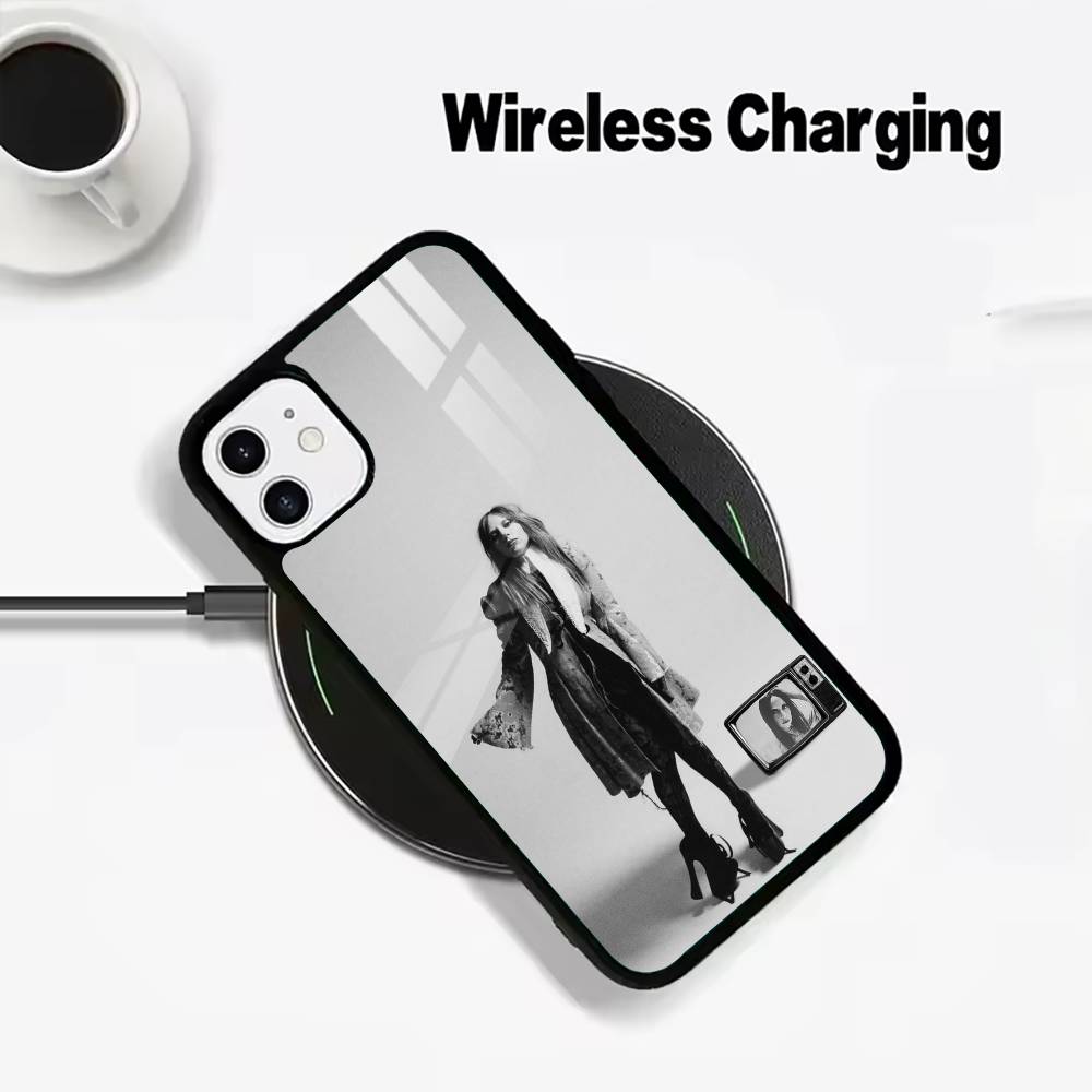Star- L- Lady -G-Gaga Wireless charging phone case compatible with iPhone 17/16/15/14/13/12/11