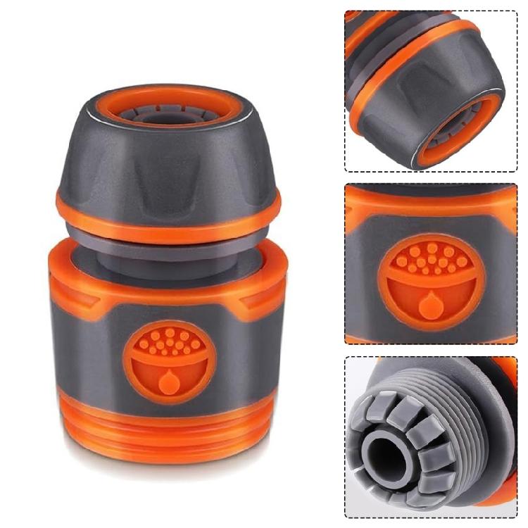 Multiple Size Hose Connector Pack 4 Standard Fittings and 2 Expandable Couplers for Stable Connection