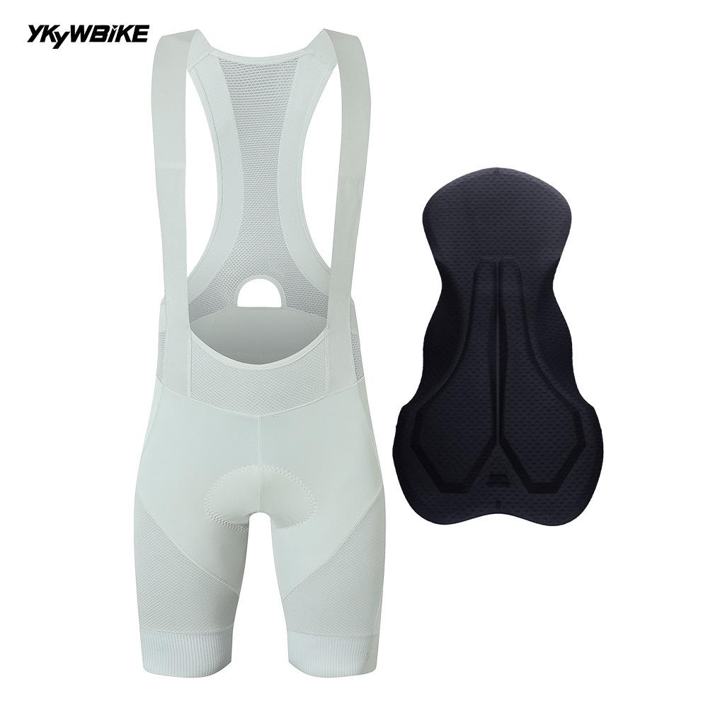 Men's Summer Breathable Quick-Dry Cycling Bib Shorts with Padded Protection