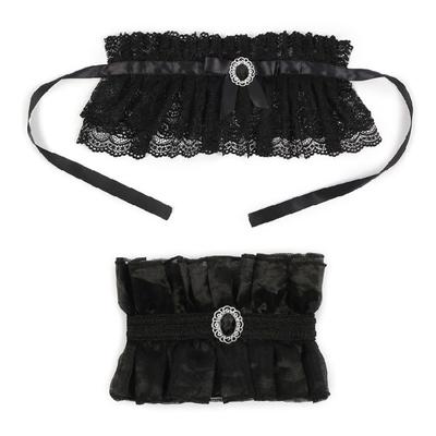 Vintage Ruffle Lace Detachable Collar Medieval Colonial Chokers False Collar