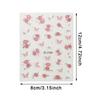 1 Blatt Rose Blume Schmetterling Nagelsticker Selbstklebend Geprägte Nail Art Aufkleber Für Mädchen Sommer Dekoration Sticker