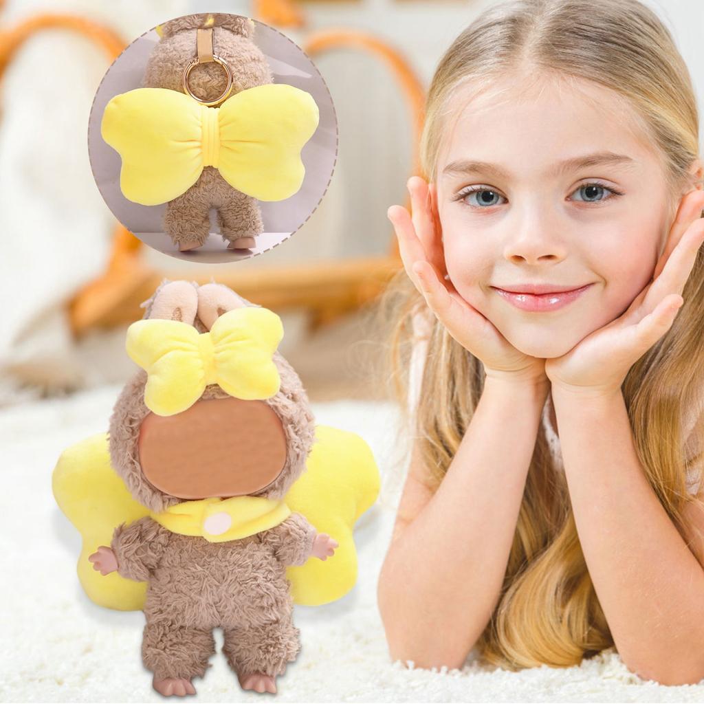 A Pair Of Cute Baby Clothes With Big Bow Accessories