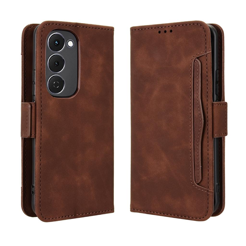 For TECNO Spark 40 Pro+ 4G Leather Case Phone Wallet Cover with Multiple Card Slots