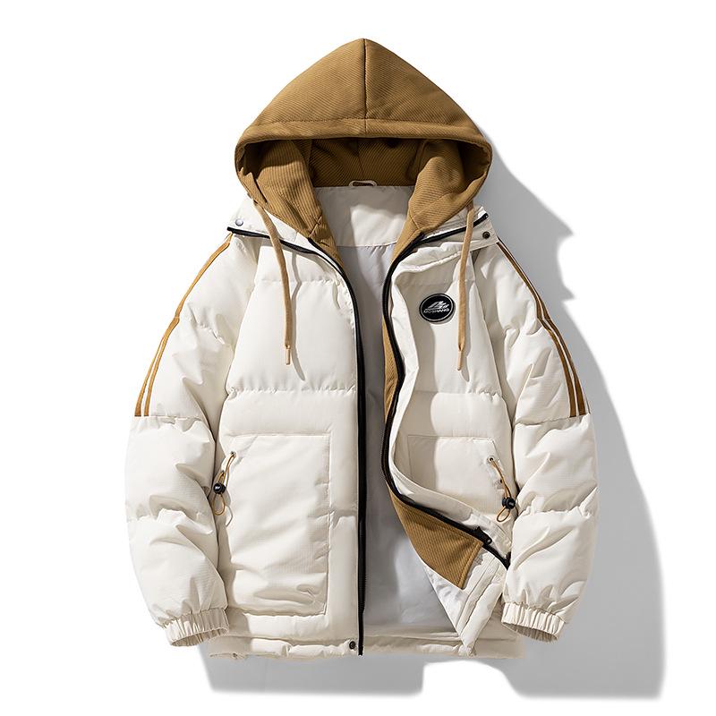 High-Quality Men's/Women's Hooded Two-Piece Cotton Jacket Warm Autumn/Winter Trendy Thick Jacket